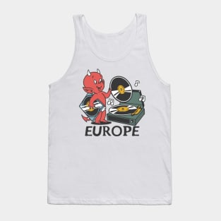 europe devil record Tank Top